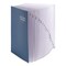 Smead Deluxe 20 Dividers Reinforced Tabs Expandable Indexed Desk File/Sorter - Dark Blue Cover/Legal Size